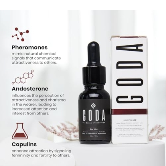GODA 15 mL Women's Pheromone Perfume New ~ In Box Smells Amazing 😍 - Picture 3 of 8